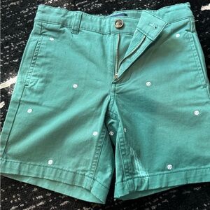 Brooks Brothers Green and White Boys Shorts
